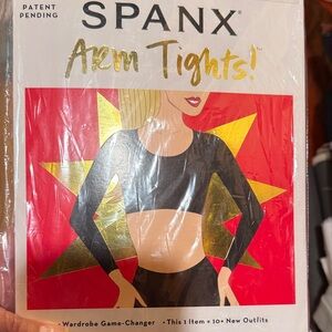SPANX NWT Black Arm Tights